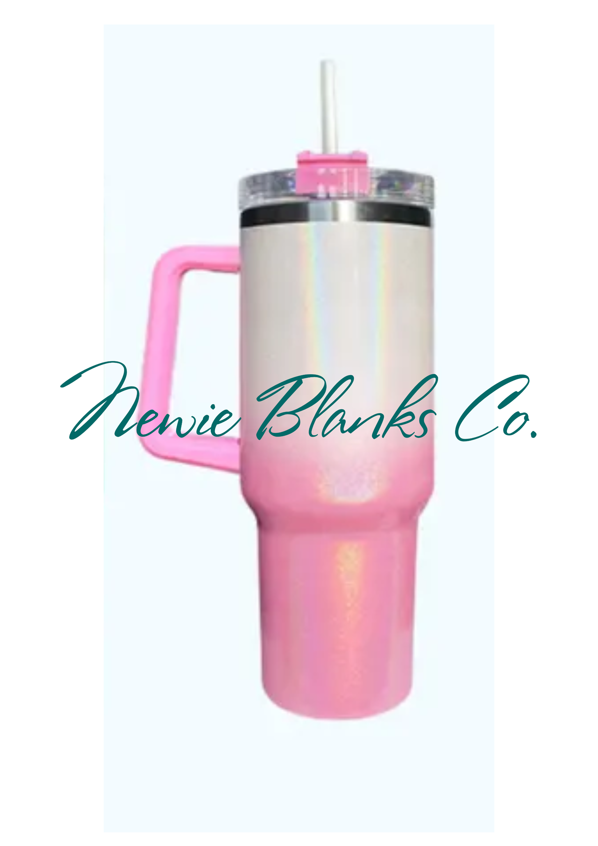 Ready To Ship- 40 oz Sublimation Tumbler W/ Handle – The Glittery Pig, LLC